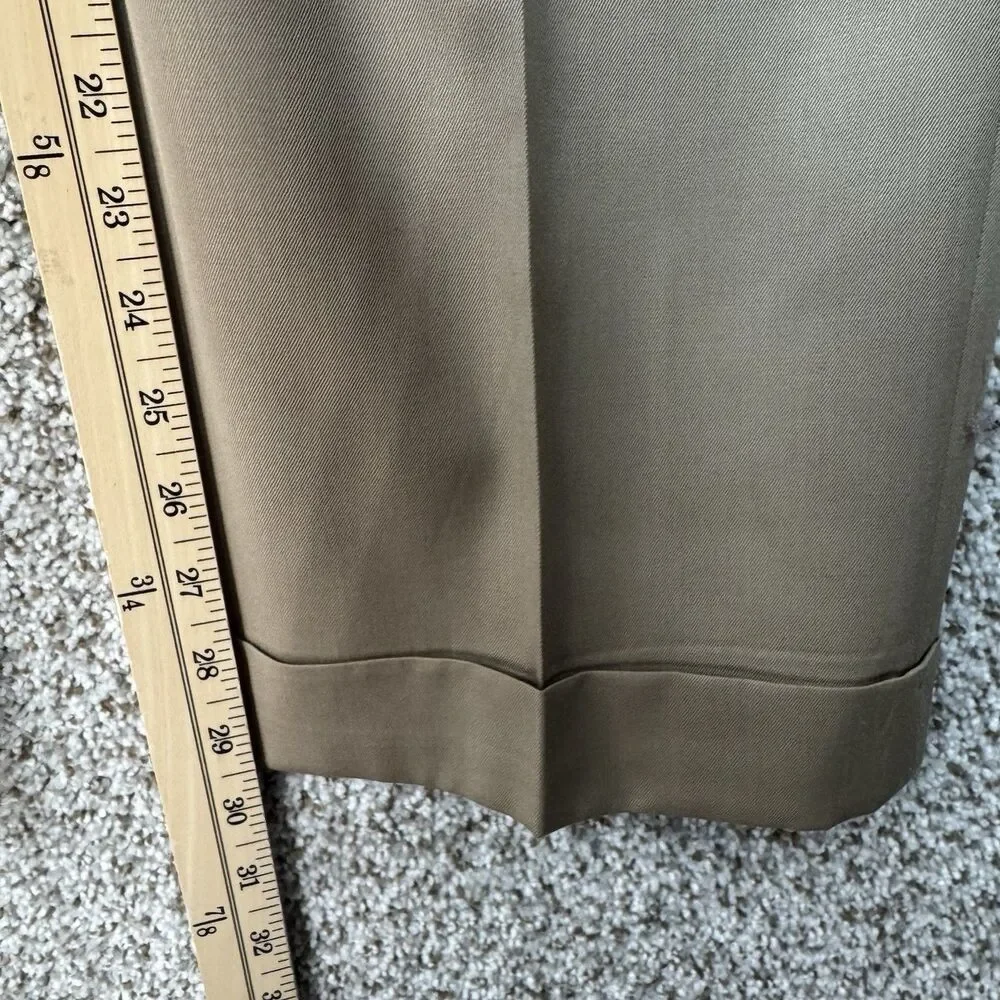 Vintage Polo Super 100s Ralph Lauren Pants Mens 38x30 Brown Polo University Wool